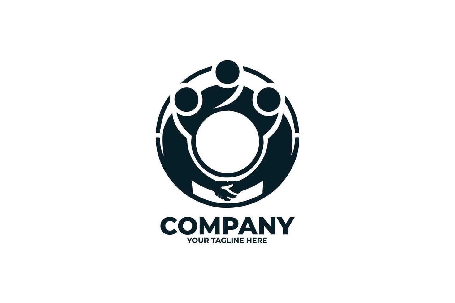 Unity People Circle Logo vector