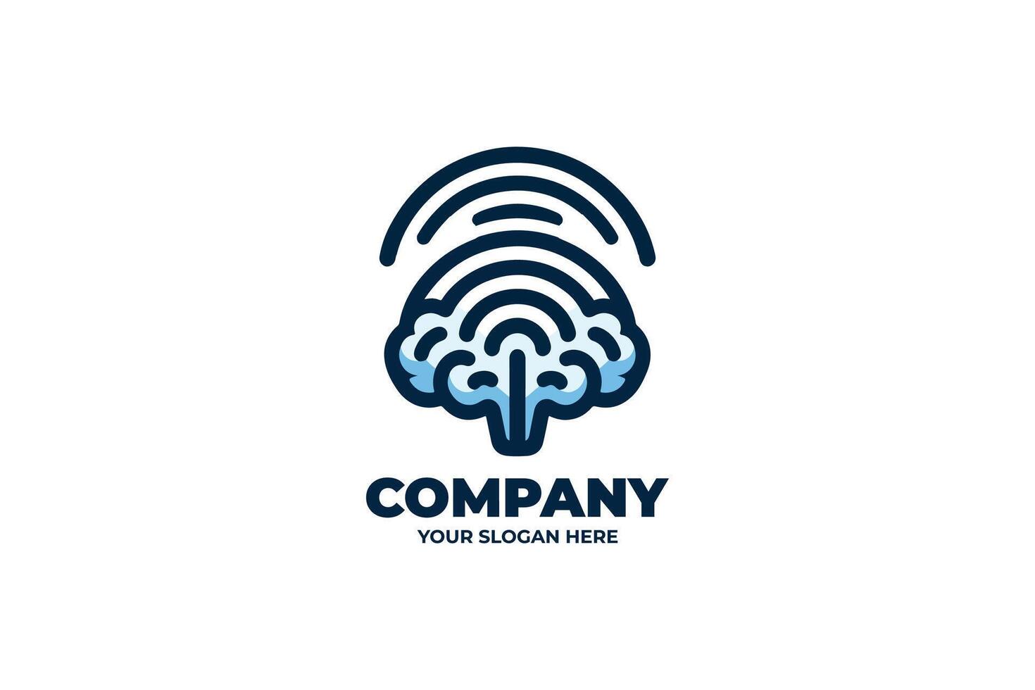 Blue Brain Network Logo vector