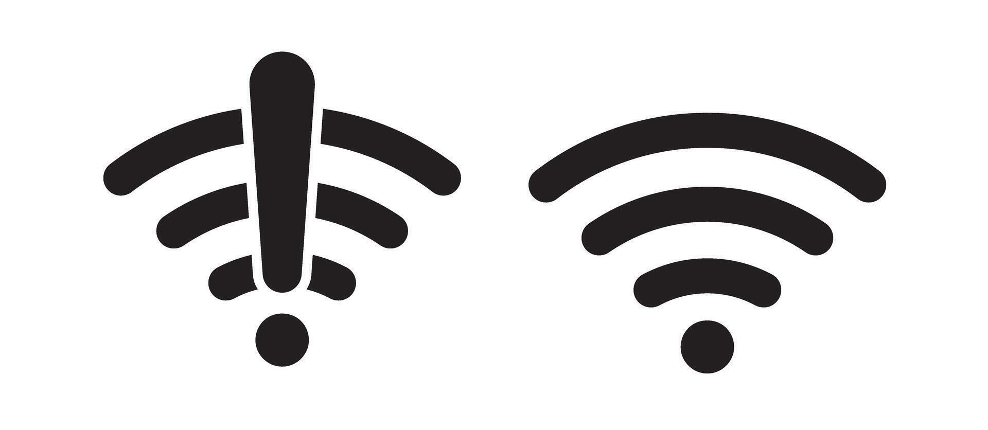 wifi signal icon. illustration vector