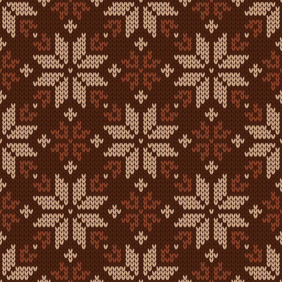 Winter holiday background. Seamless pattern with snowflakes vector