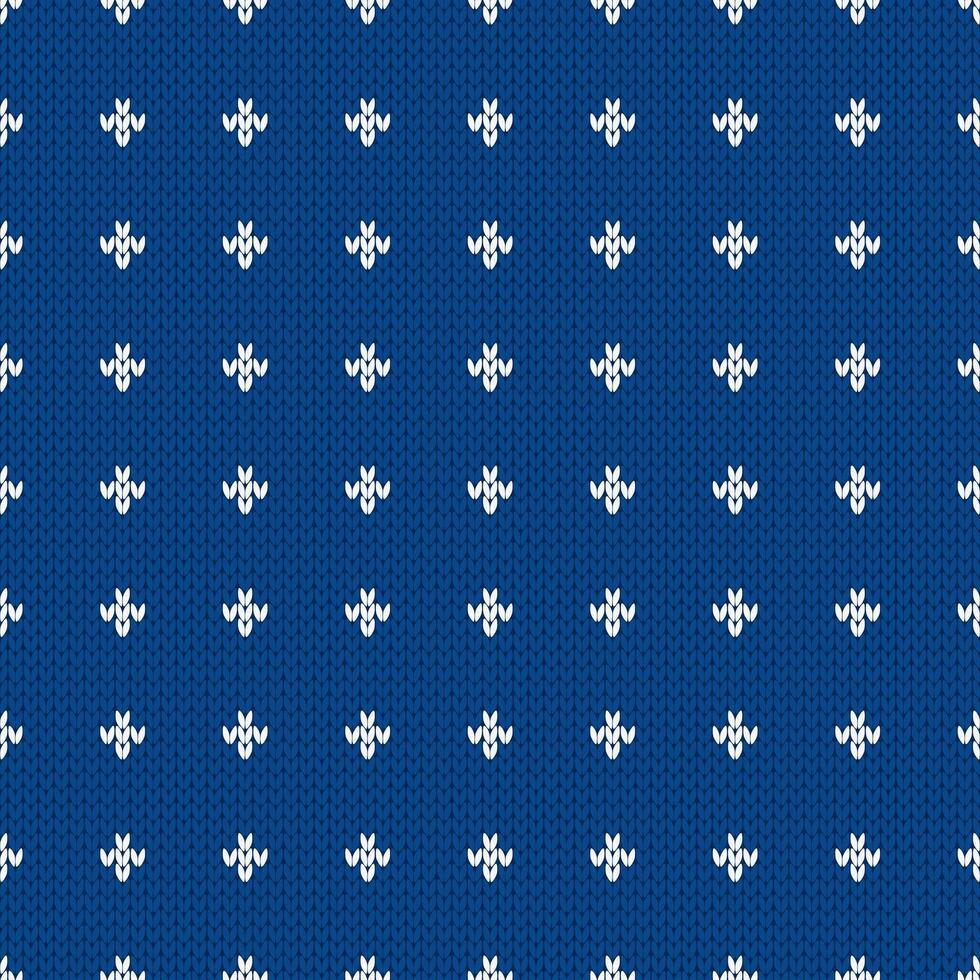 Norwegian style sweater. Winter knitted seamless pattern with dots. Wool texture illustration. Traditional holiday background vector