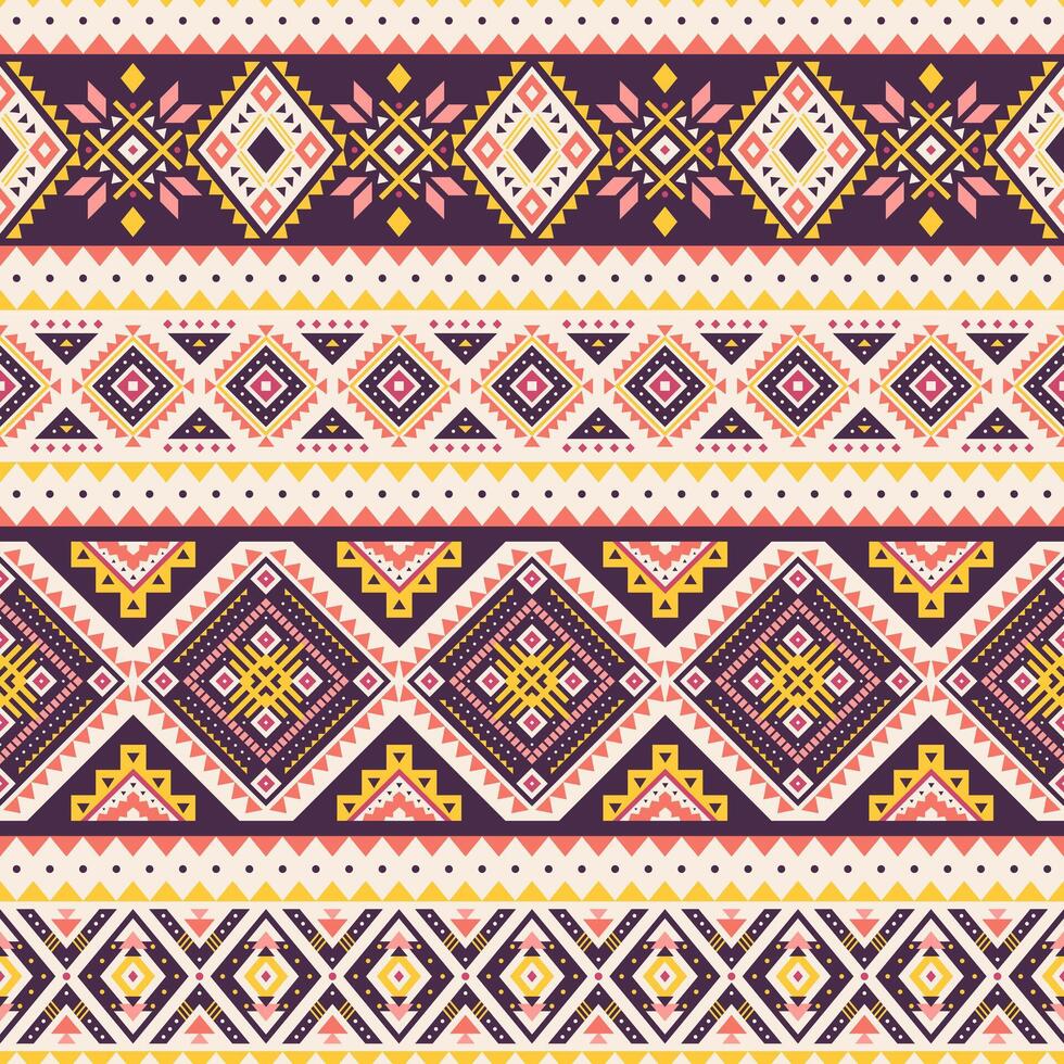 Colorful geometric pattern design vector