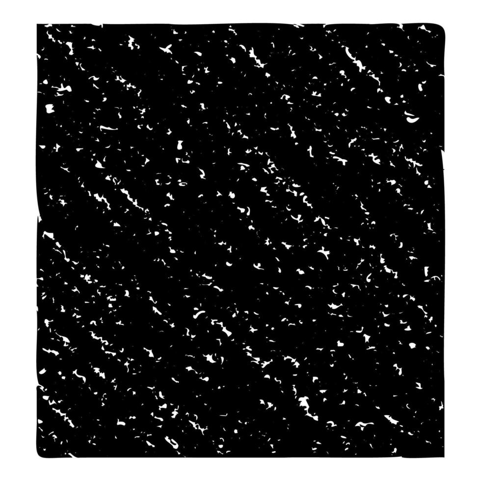 Grunge crayon composition notebook cover texture in black vector