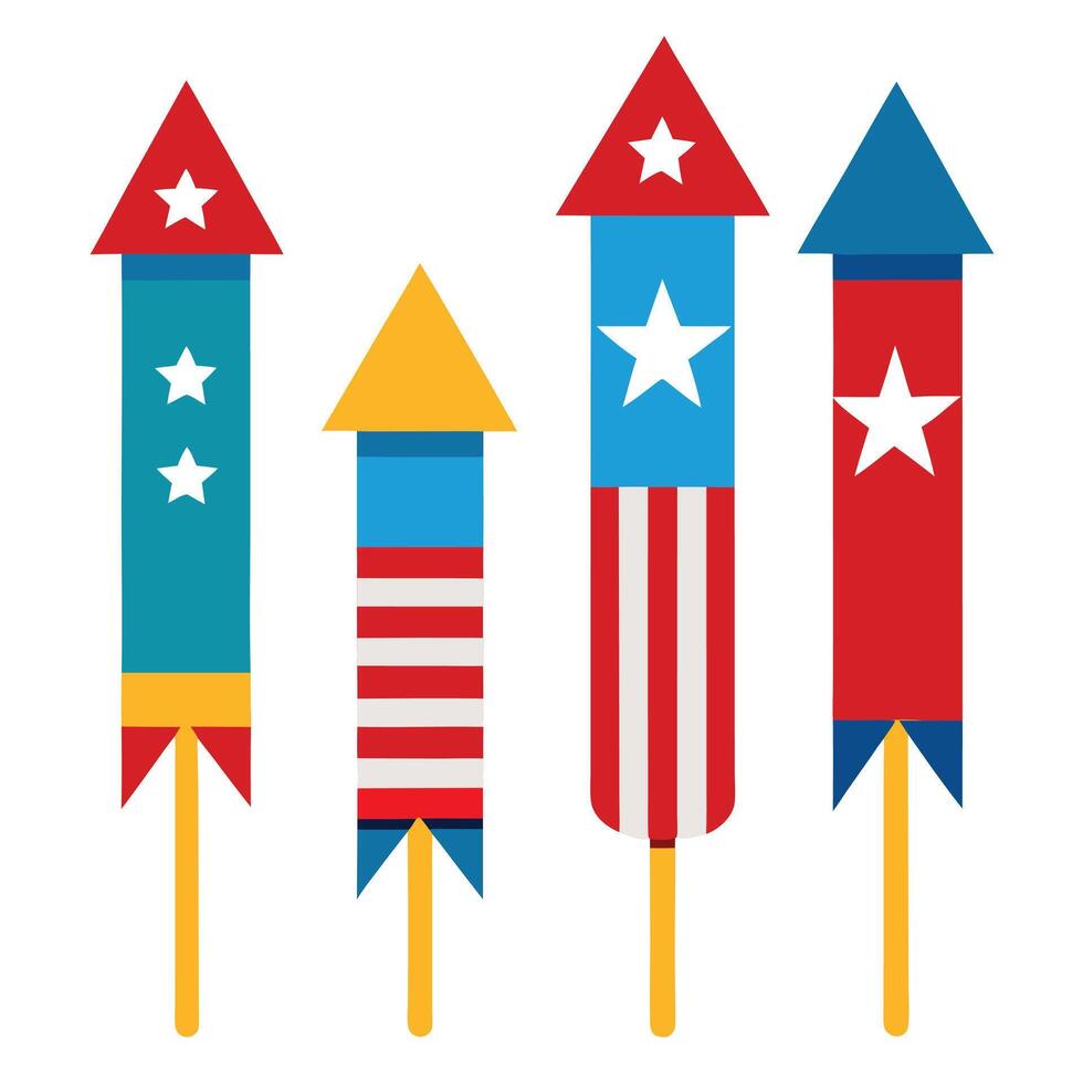 festive fireworks illustration vector