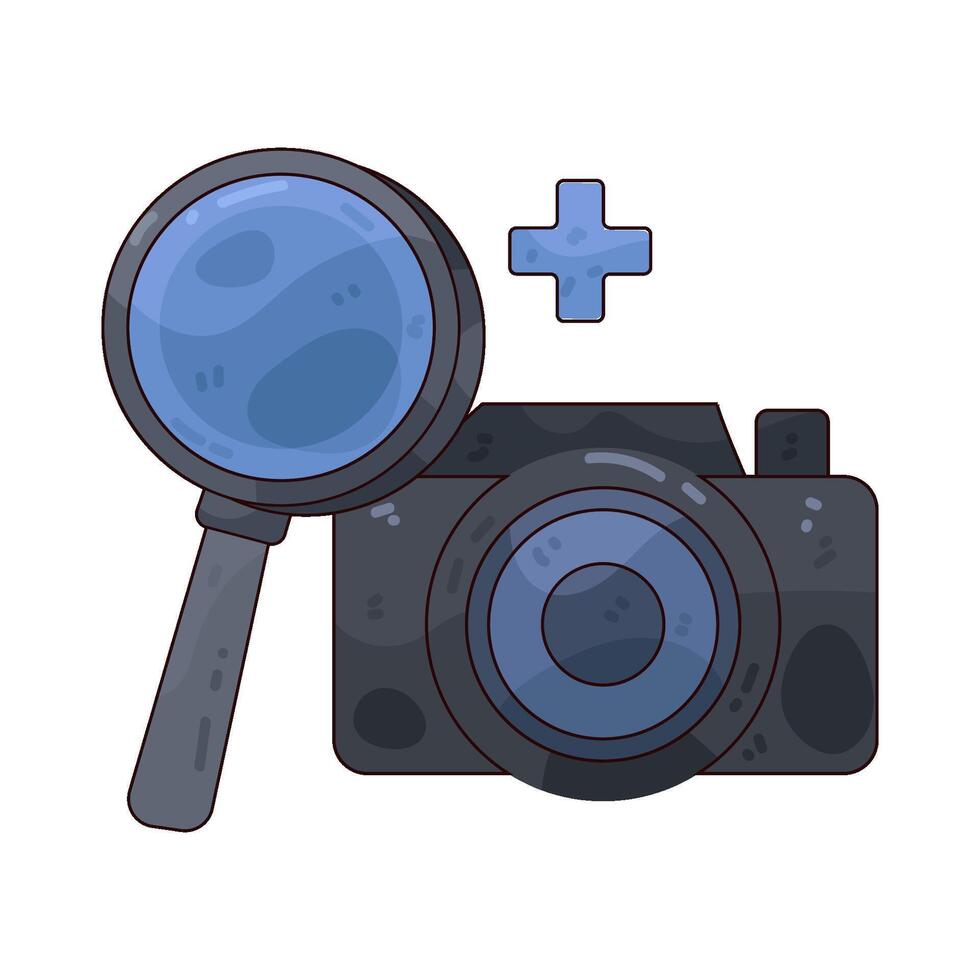 Camera Zoom In vector