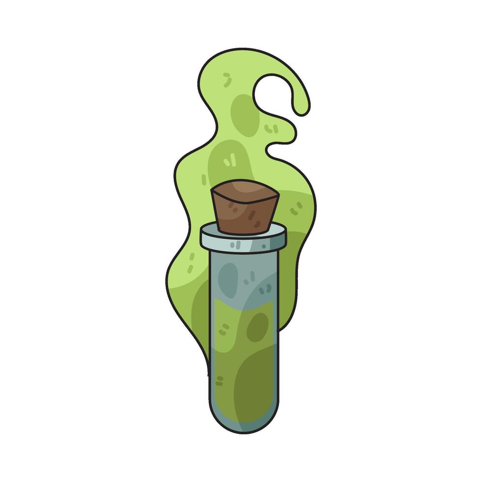 Green Poison Bottle vector
