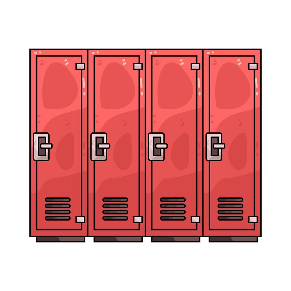 Illustration of School Locker vector