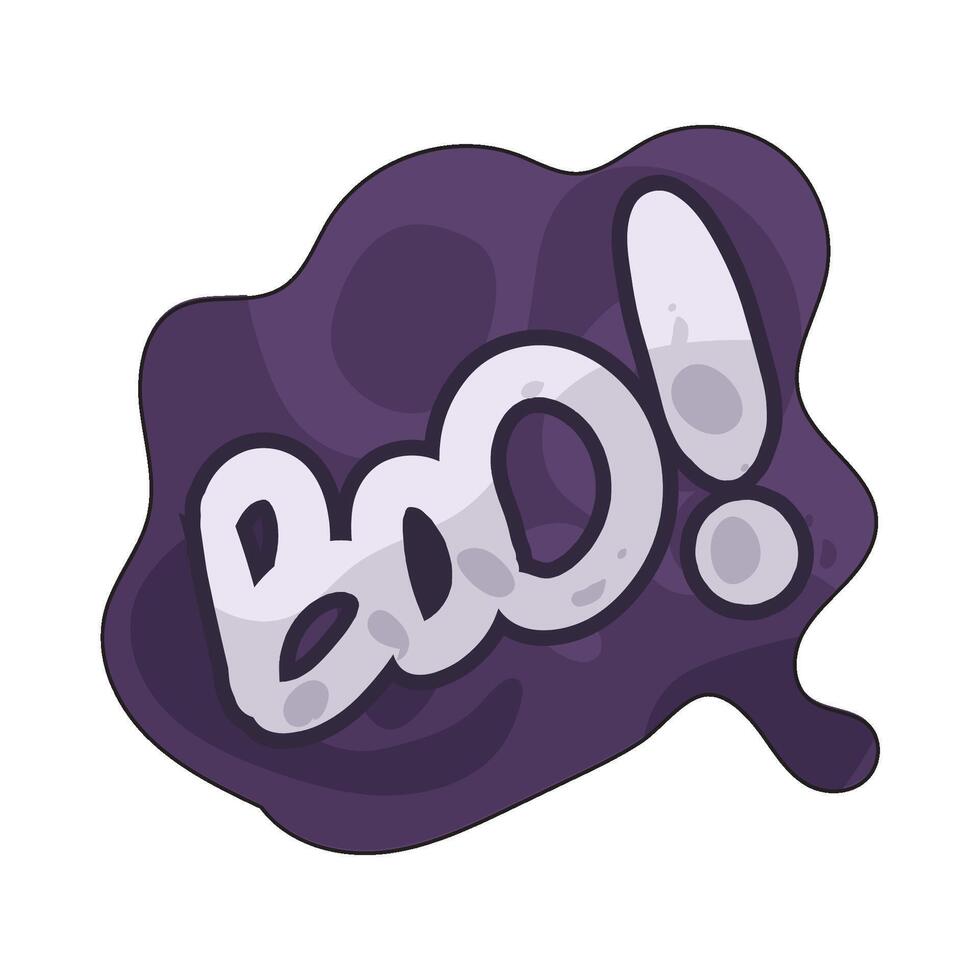Illustration of Boo Bubble vector