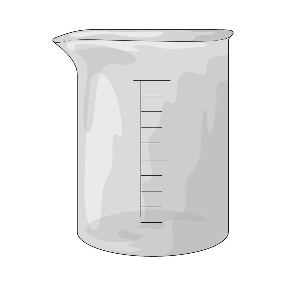 Illustration of Blank Beaker vector