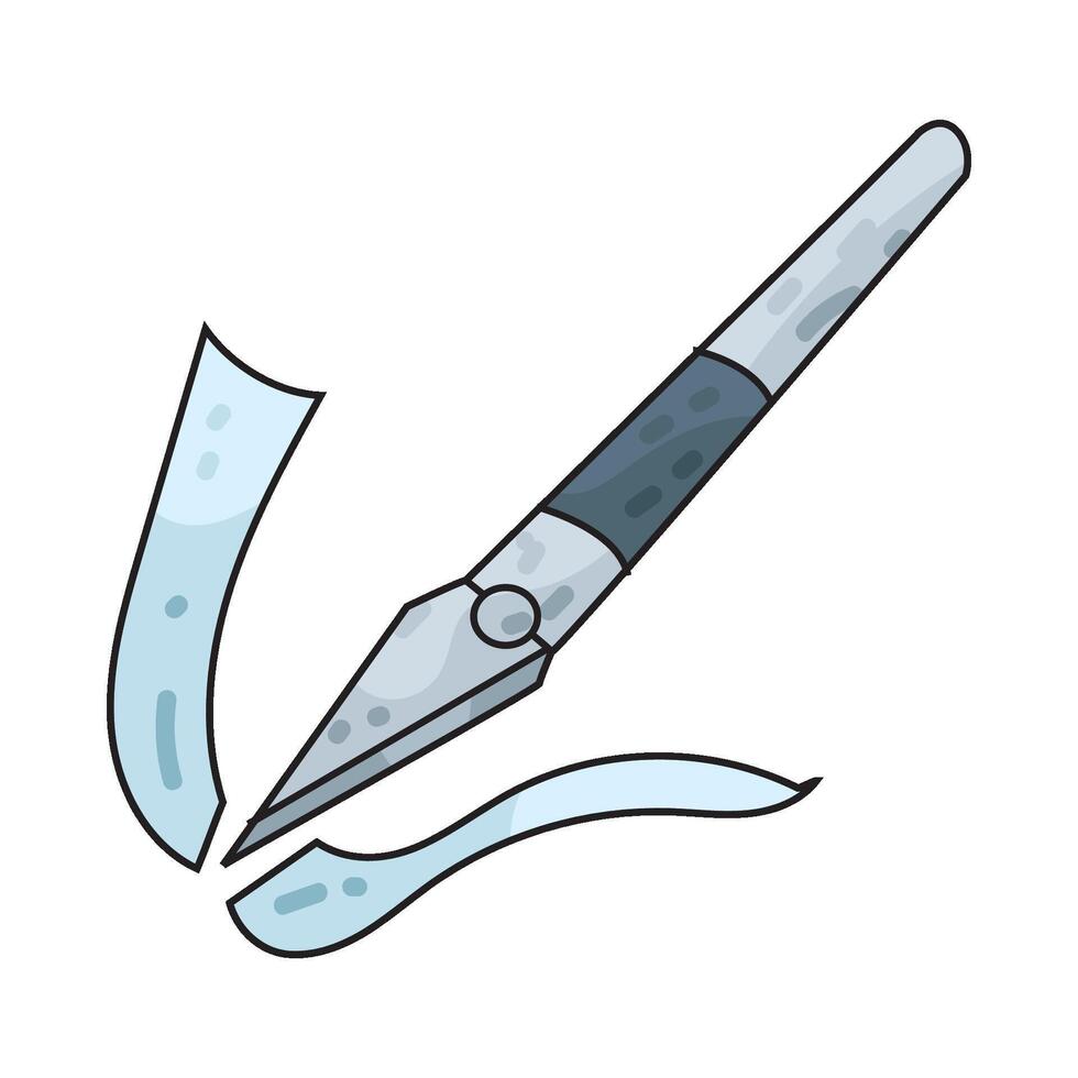 Illustration of a Craft Knife vector