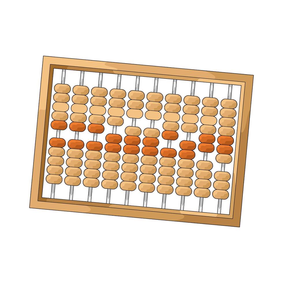 Illustration of Wooden Abacus vector