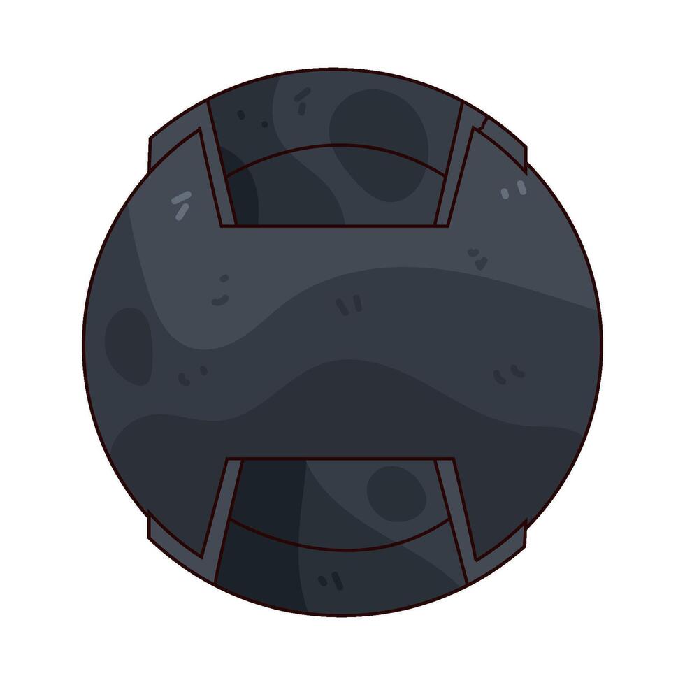 Illustration of Black Lens Cap vector