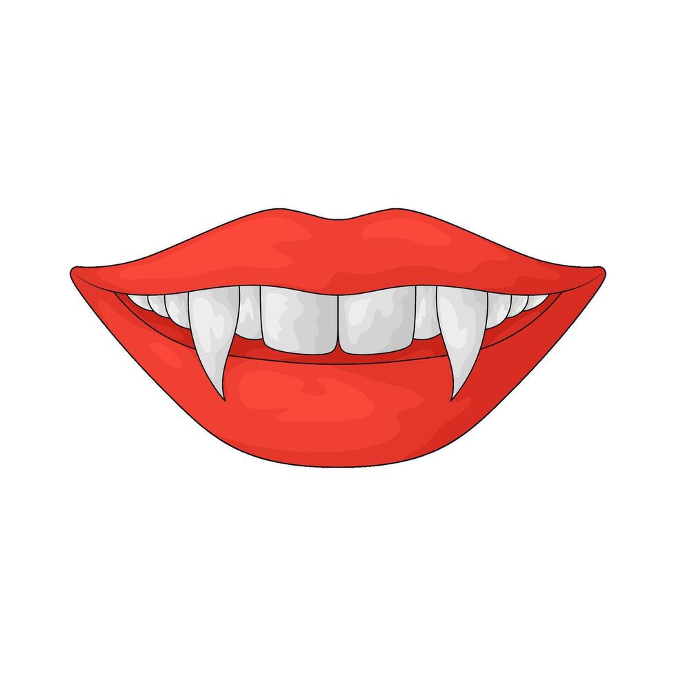 Vampire Fangs Illustration vector