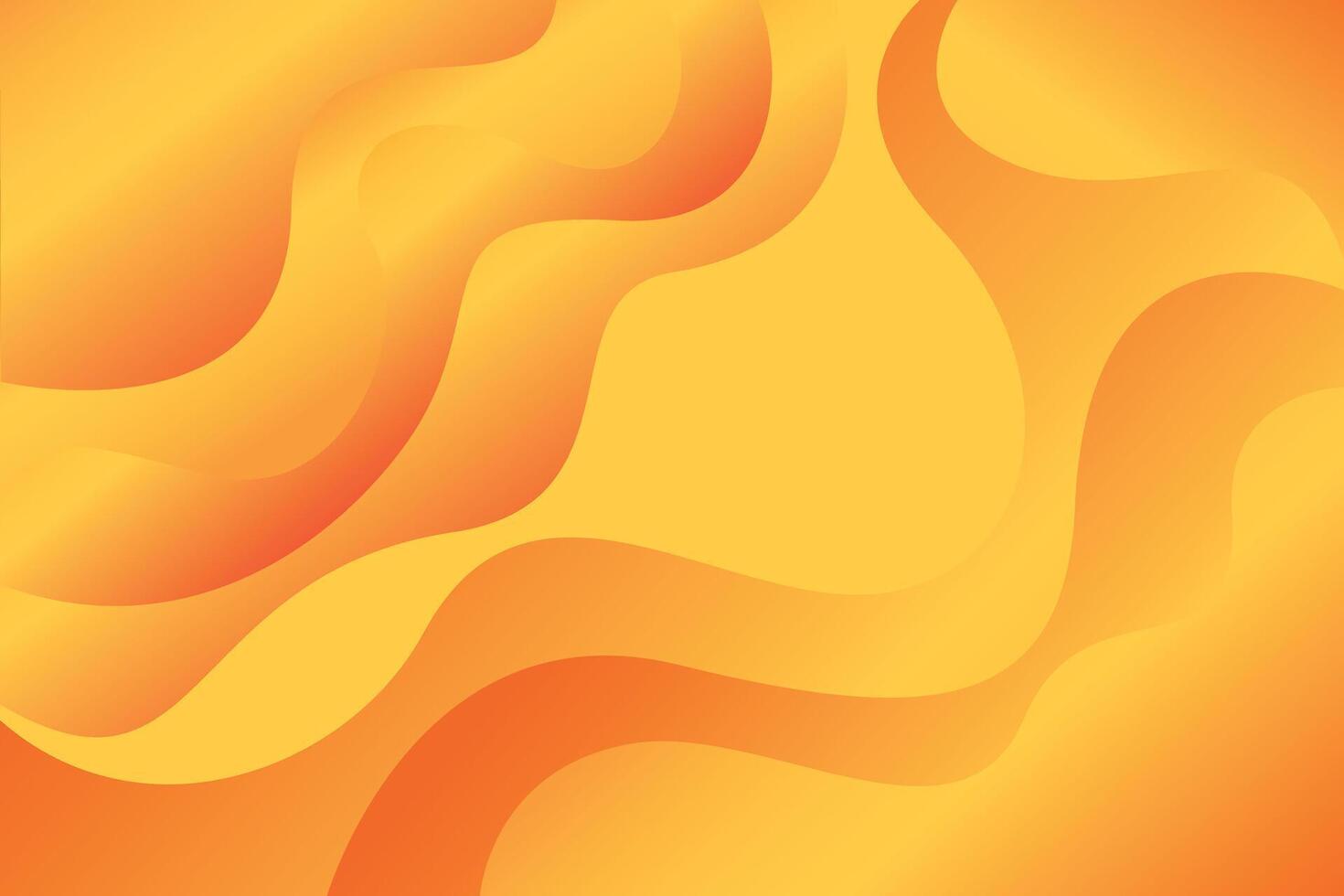 Abstract background yellow liquid gradient, geometric shapes design vector