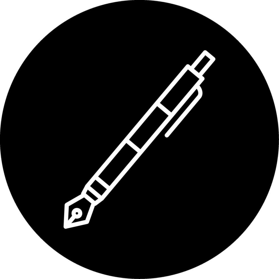 Smooth Flow Writing Pen Line Circle Inverted vector