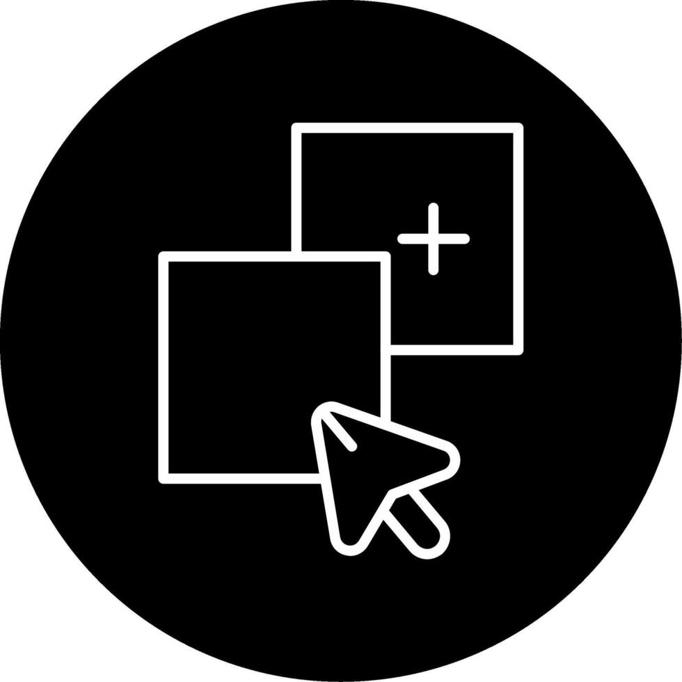 Paste Clipboard Data Line Circle Inverted vector