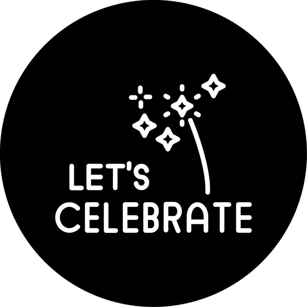 Let's celebrate logo vector