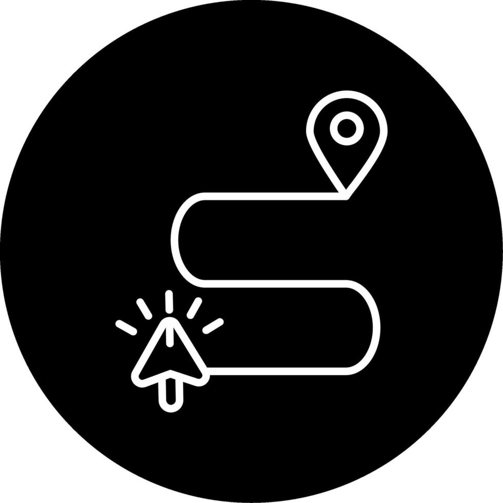 Navigate Website Menu Line Circle Inverted vector