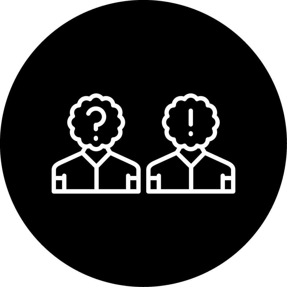 Legal Dispute Resolution Status Line Circle Inverted vector