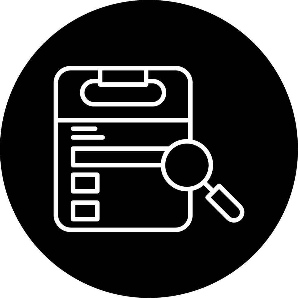 Certified Credit Bureau Icon Line Circle Inverted vector