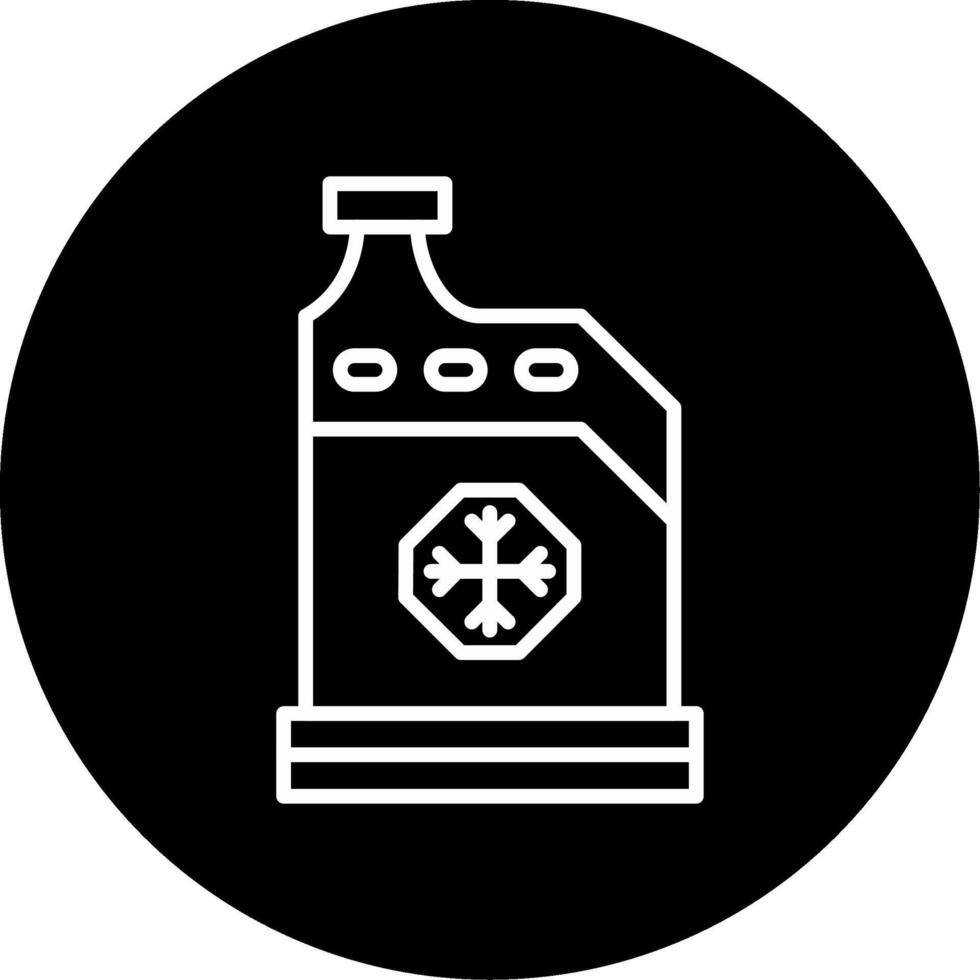Engine Cooling Coolant Line Circle Inverted vector