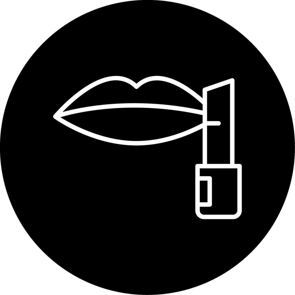Exfoliating Sugar Lip Scrub Line Circle Inverted vector