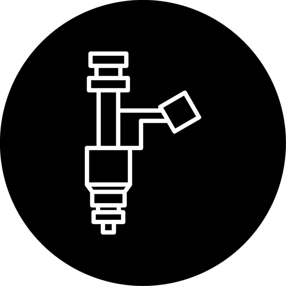 High Pressure Fuel Injector Line Circle Inverted vector