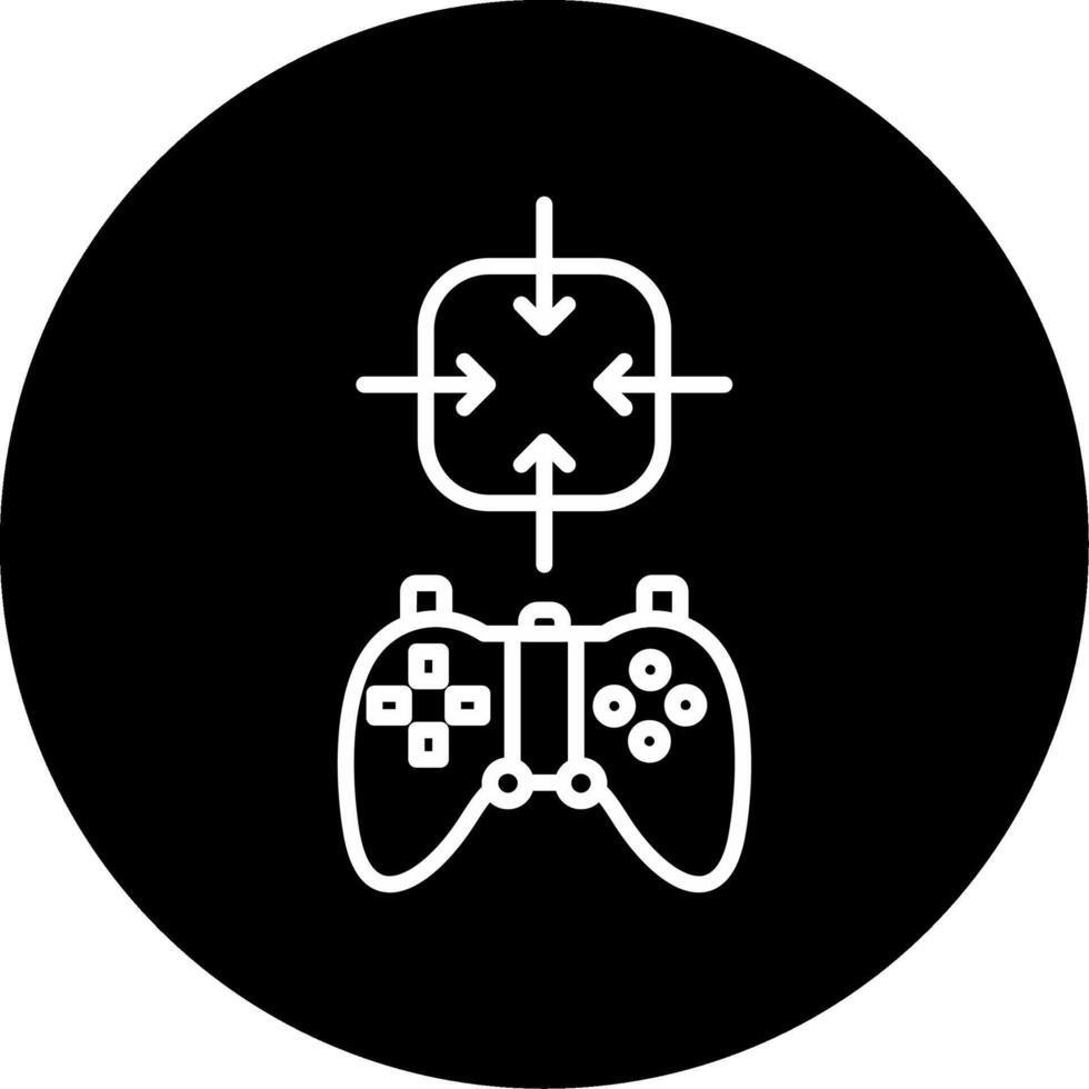Exclusive Game Character Skin Line Circle Inverted vector