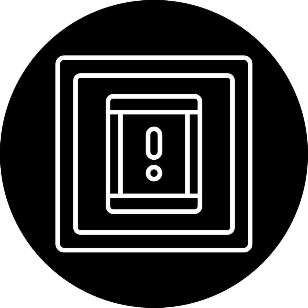Game Mission Completion Task Line Circle Inverted vector