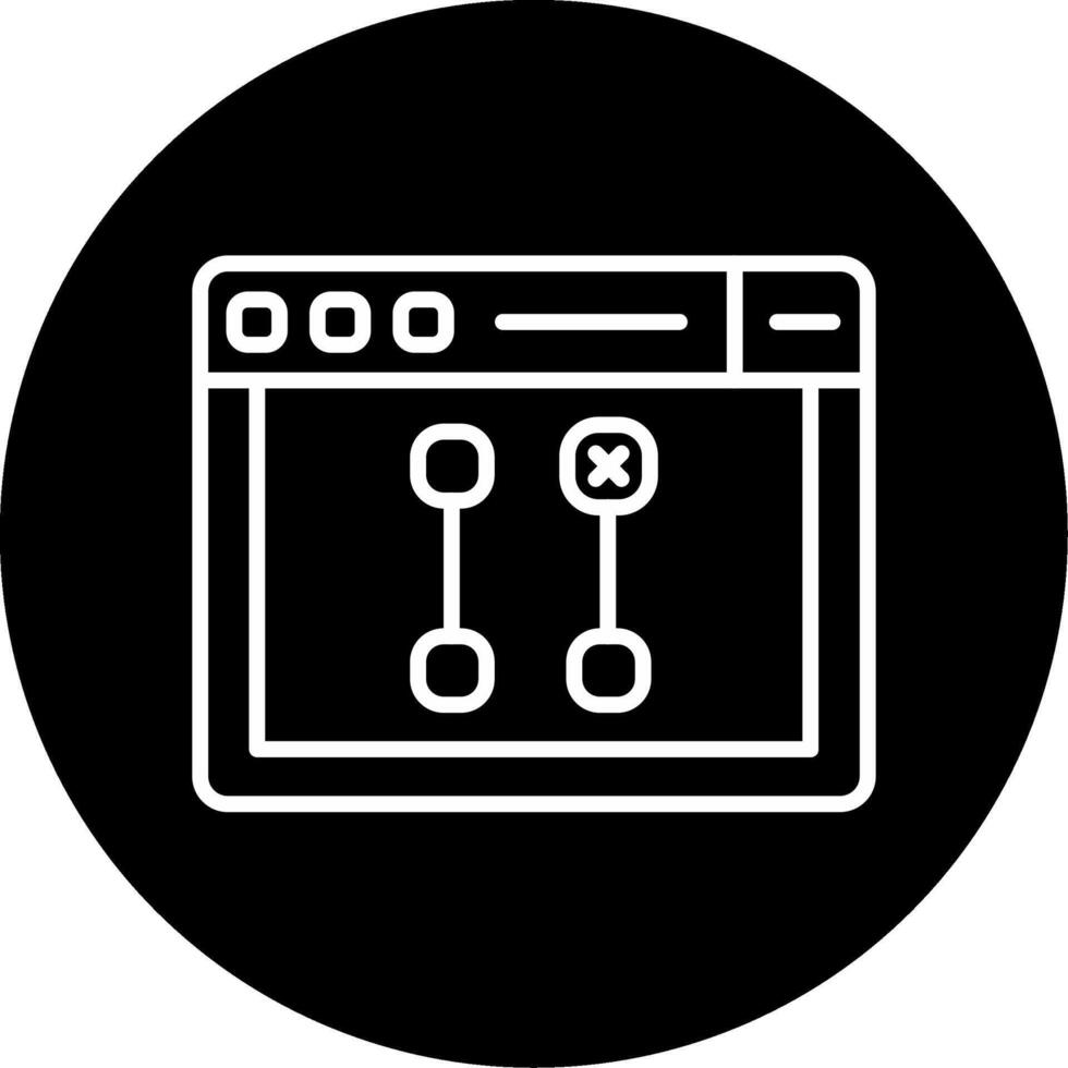 Git Pull from Remote Icon Line Circle Inverted vector
