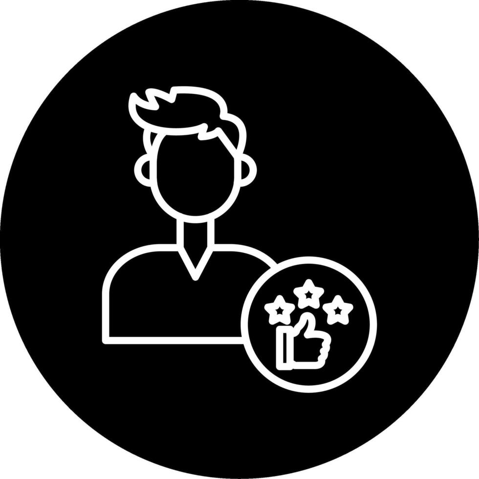 Write Product Review Line Circle Inverted vector