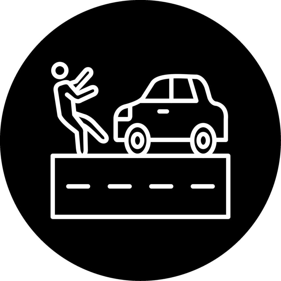 Post Accident Procedure Guide Line Circle Inverted vector