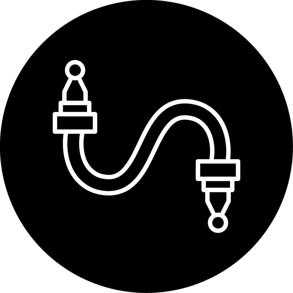 Interior Heater Core Line Circle Inverted vector