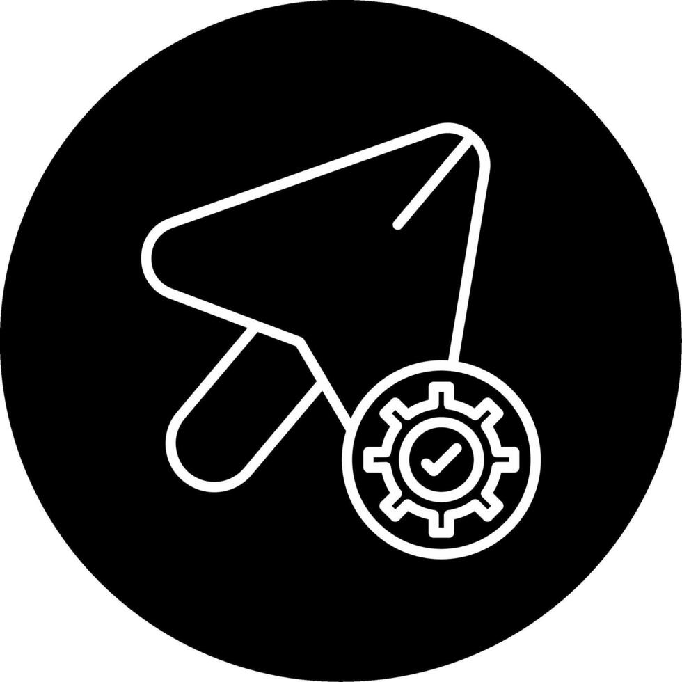 Update App Version Line Circle Inverted vector