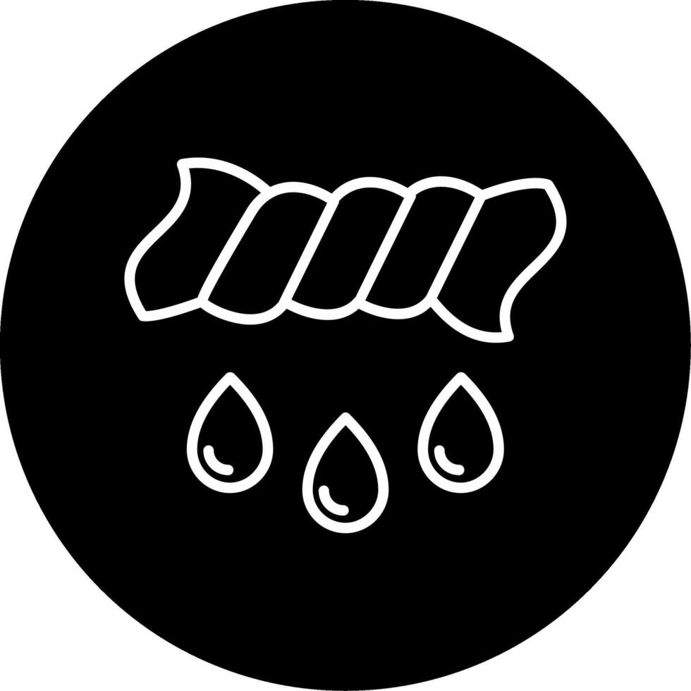 Protective Drop Cloth Sheet Line Circle Inverted vector