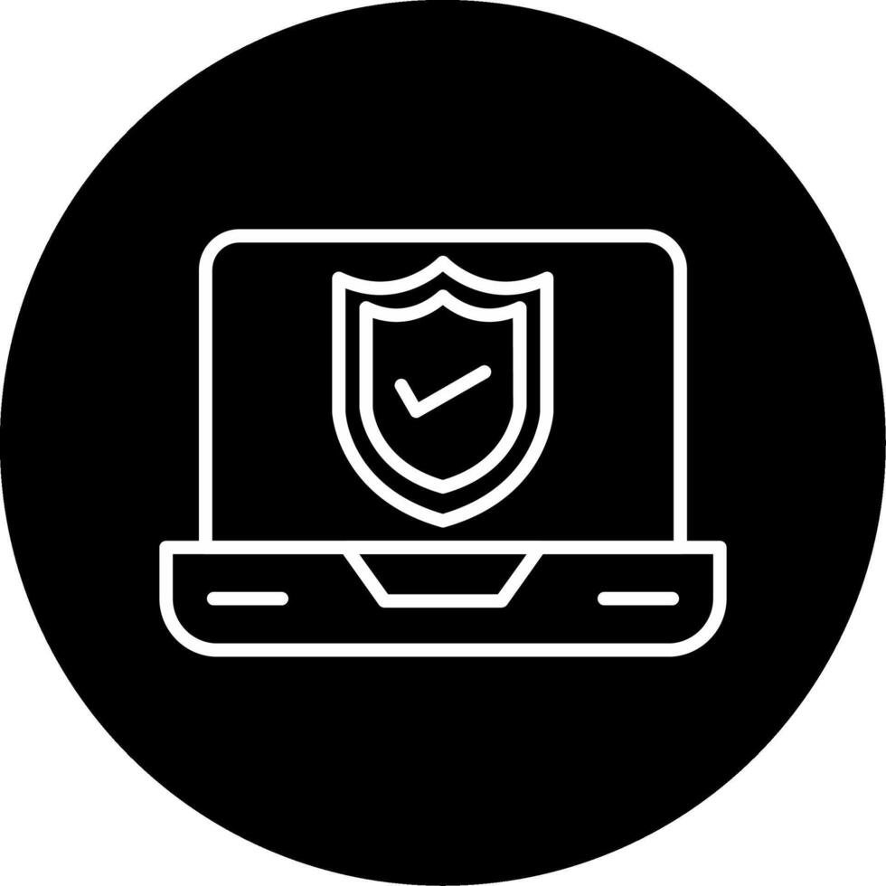 Authorization Access Control Line Circle Inverted vector