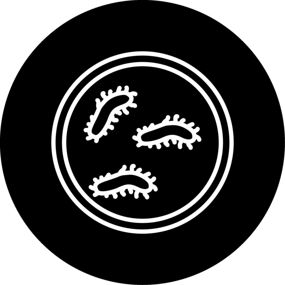 Haemophilus parainfluenzae Respiratory Tract Bacteria Line Circle Inverted vector