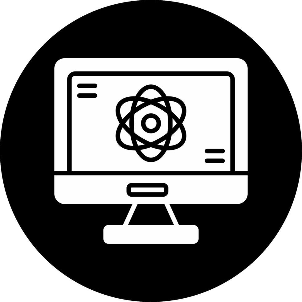 React Framework UI Component Glyph Circle Inverted vector