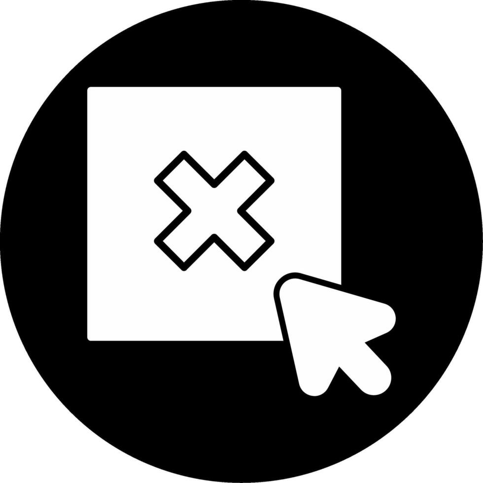 Deselect Highlighted Object Glyph Circle Inverted vector