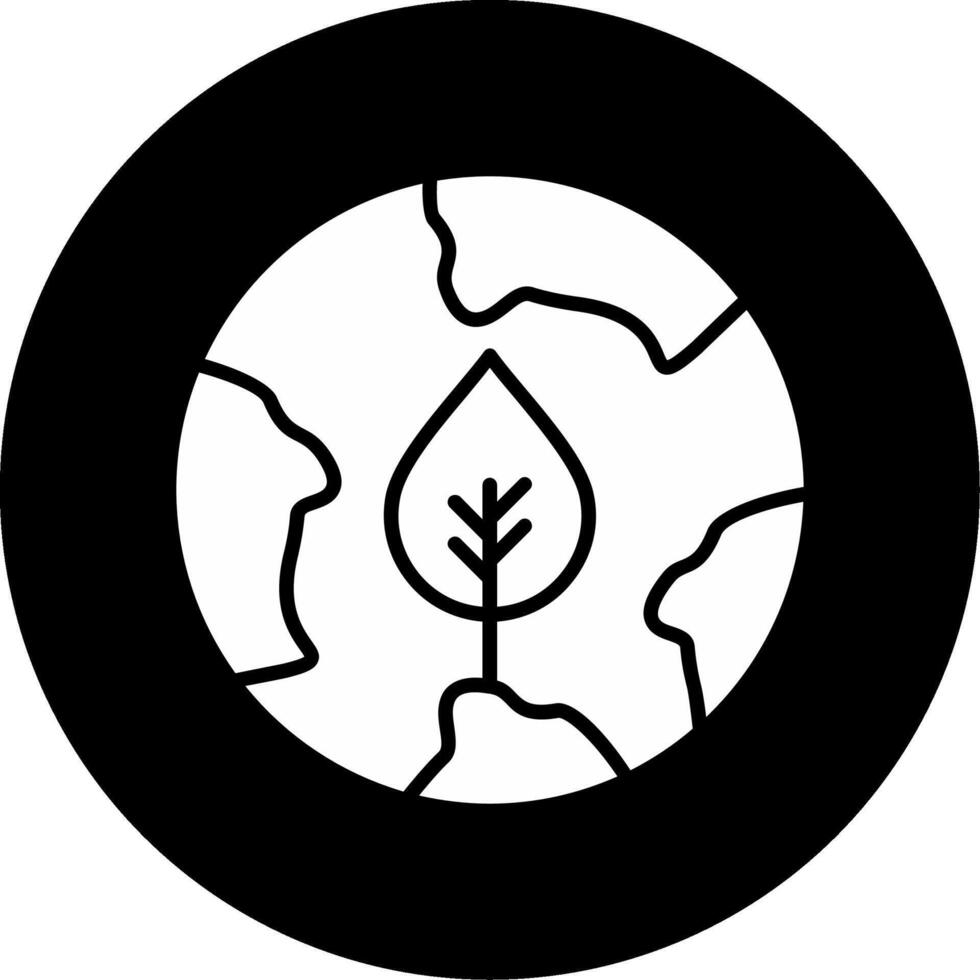 Environmental Regulation Compliance Needs Glyph Circle Inverted vector