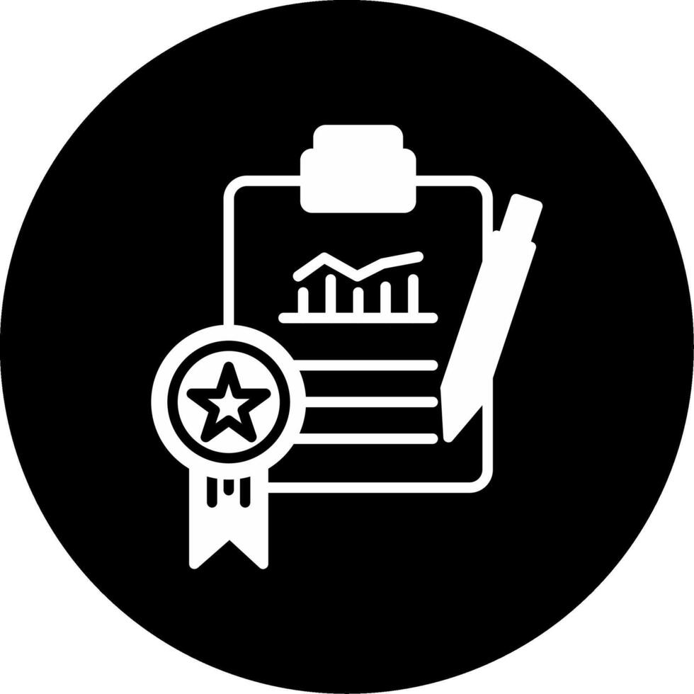 All In One Project Management Glyph Circle Inverted vector