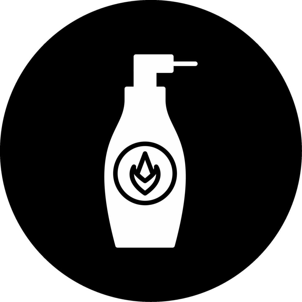 Free Hydrating Toner Glyph Circle Inverted vector