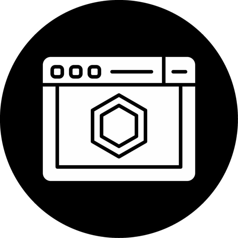 eslint javascript linter glifo circulo invertido vector