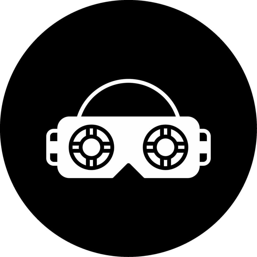 Augmented Reality Interface Glyph Circle Inverted vector