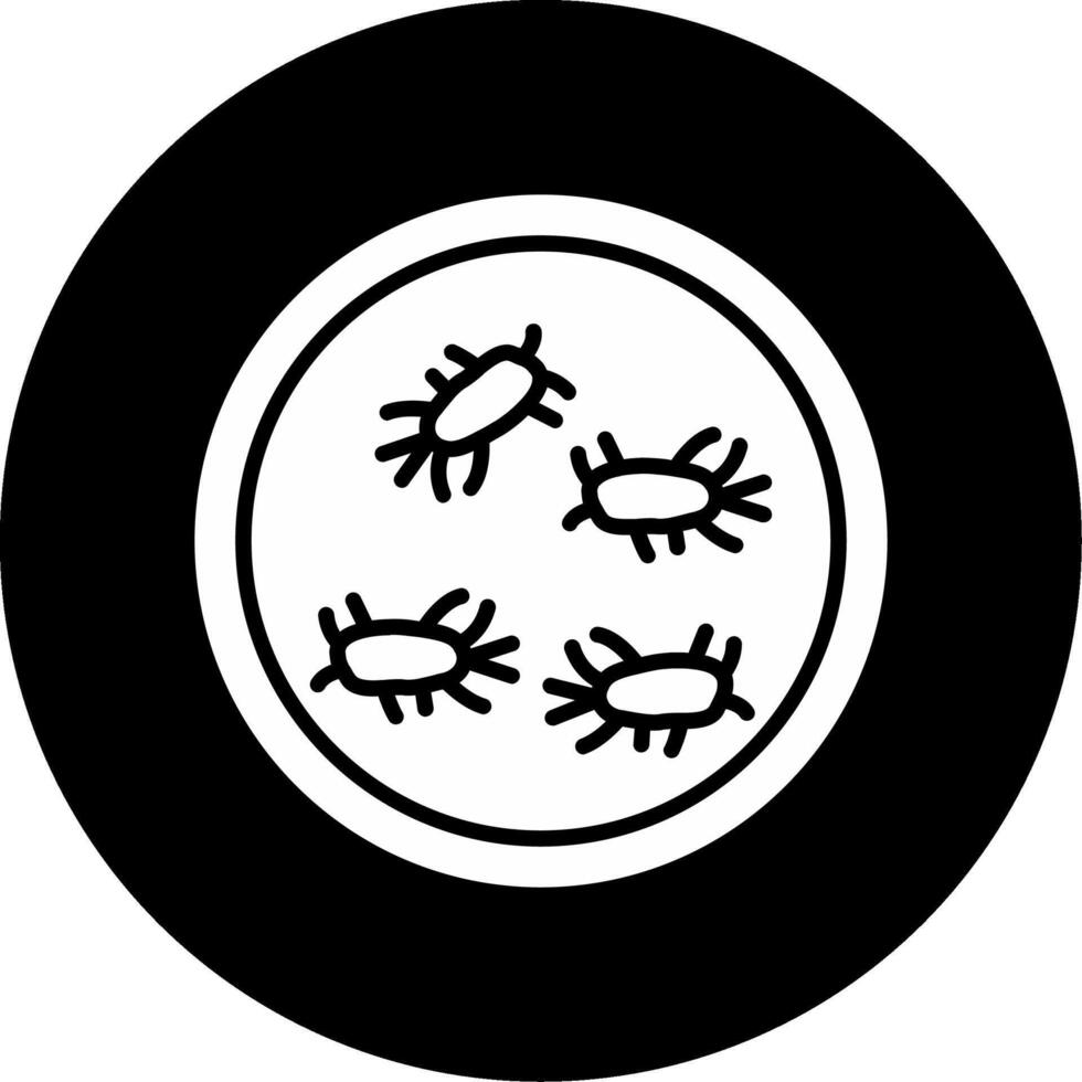 Mycobacterium abscessus Rapid Growing Glyph Circle Inverted vector
