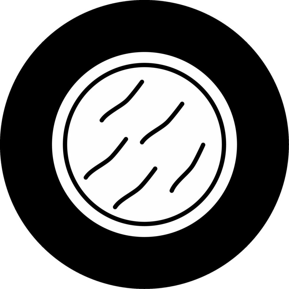 Leptotrichia buccalis Oral Anaerobic Bacterium Glyph Circle Inverted vector