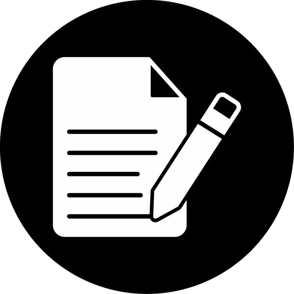 Web Manifest Config File Glyph Circle Inverted vector