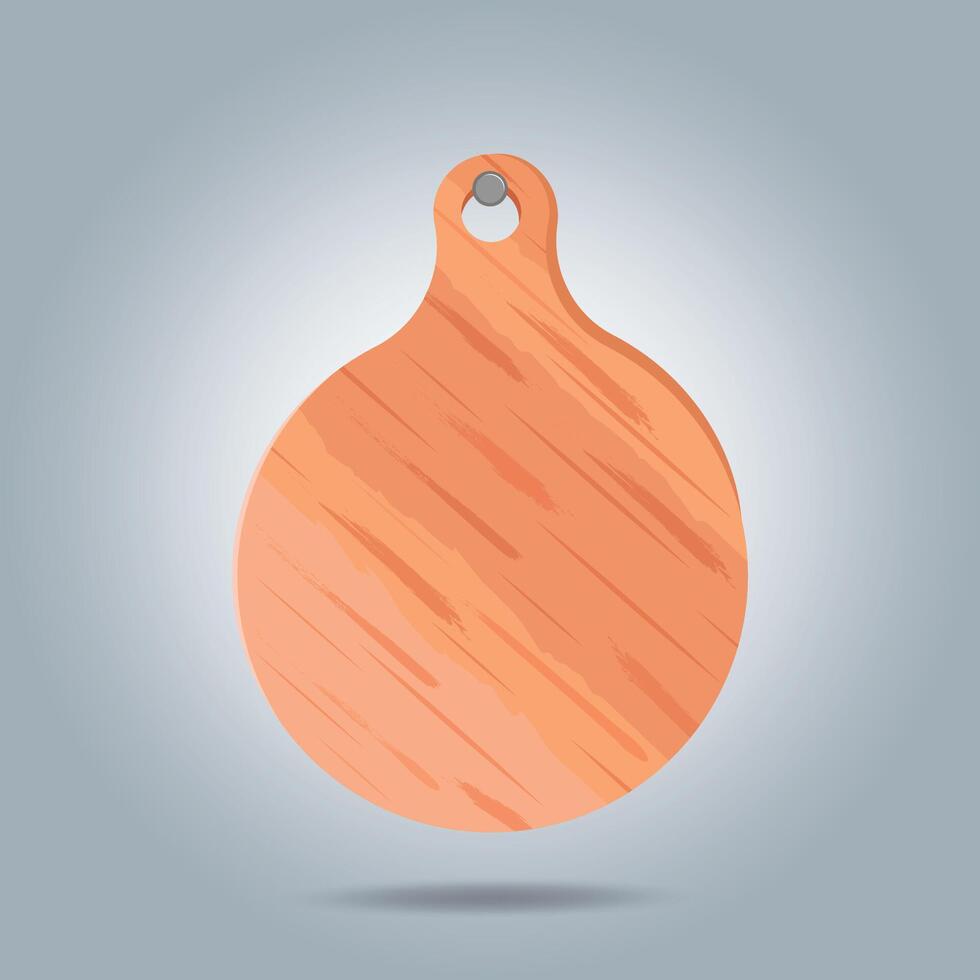 Hanging wooden chopping board stock design vector