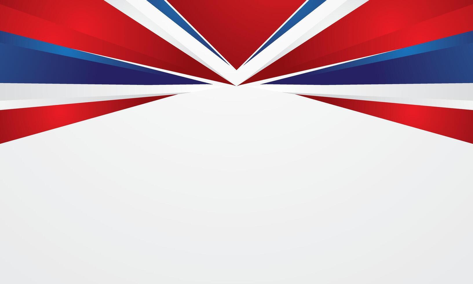 Red blue abstract geometric on white background vector