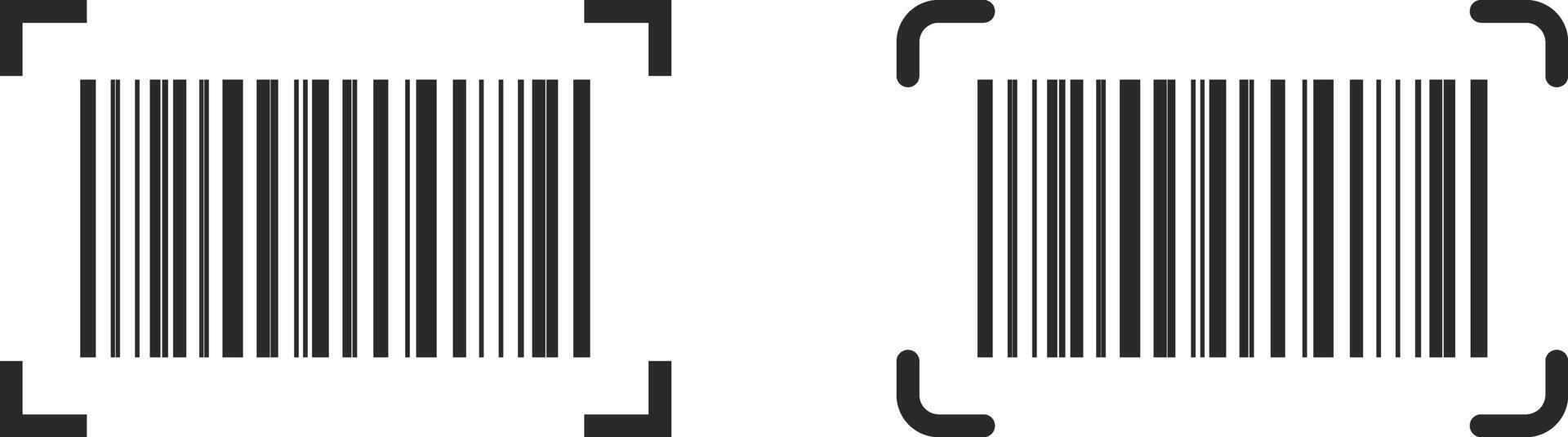 Barcode scan icon. Scan me text. Smartphone usage. barcode sign. payment and identification. Simple digital scanning . vector